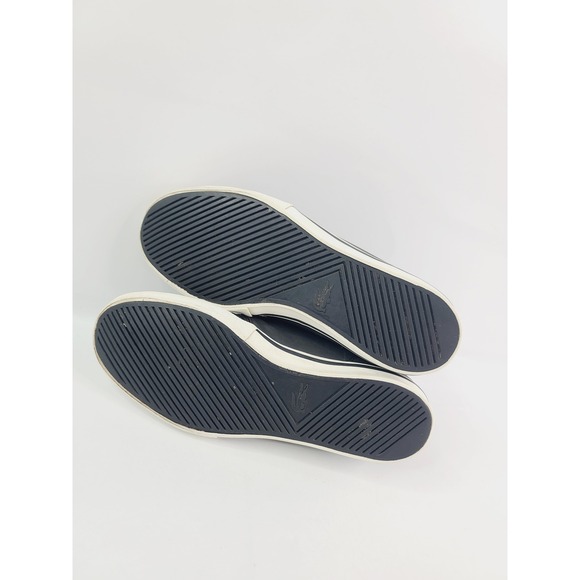 Lacoste High-Top Sneakers, Men's Size 8, Black/White - Picture 4 of 7